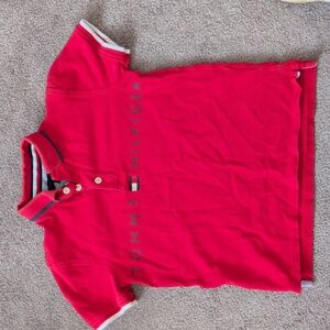 Tommy Hilfiger Vibrant Red Polo Shirt